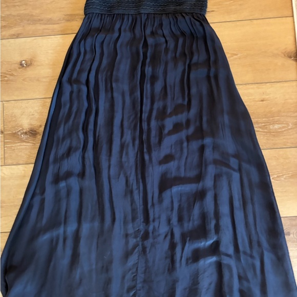 Silk Blue Maxi Skirt by M. made in Italy - Picture 6 of 6